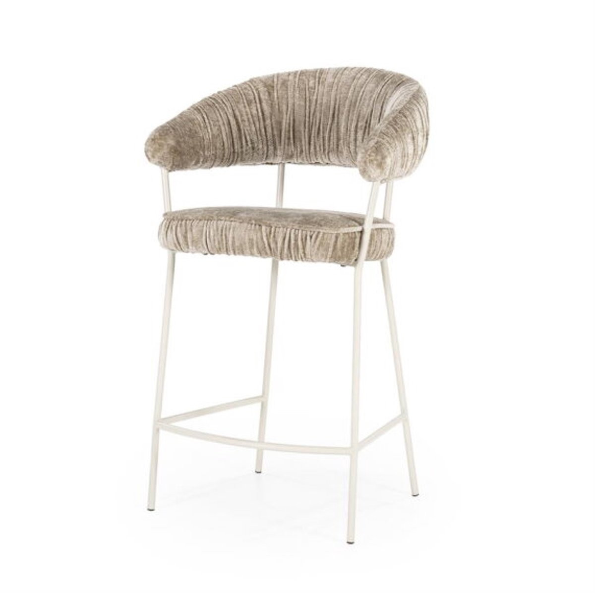 Barstoel Lizzy taupe Eleonora