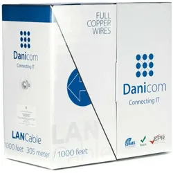Dsit DANICOM CAT6 FTP 305m (FTP, CAT6, 305 m), Netzwerkkabel