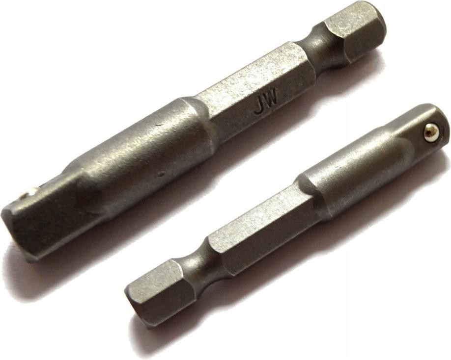 Techsam Jonnesway 6-kant verlengstuk 1/4" x 1/4" vierkant, 50 mm