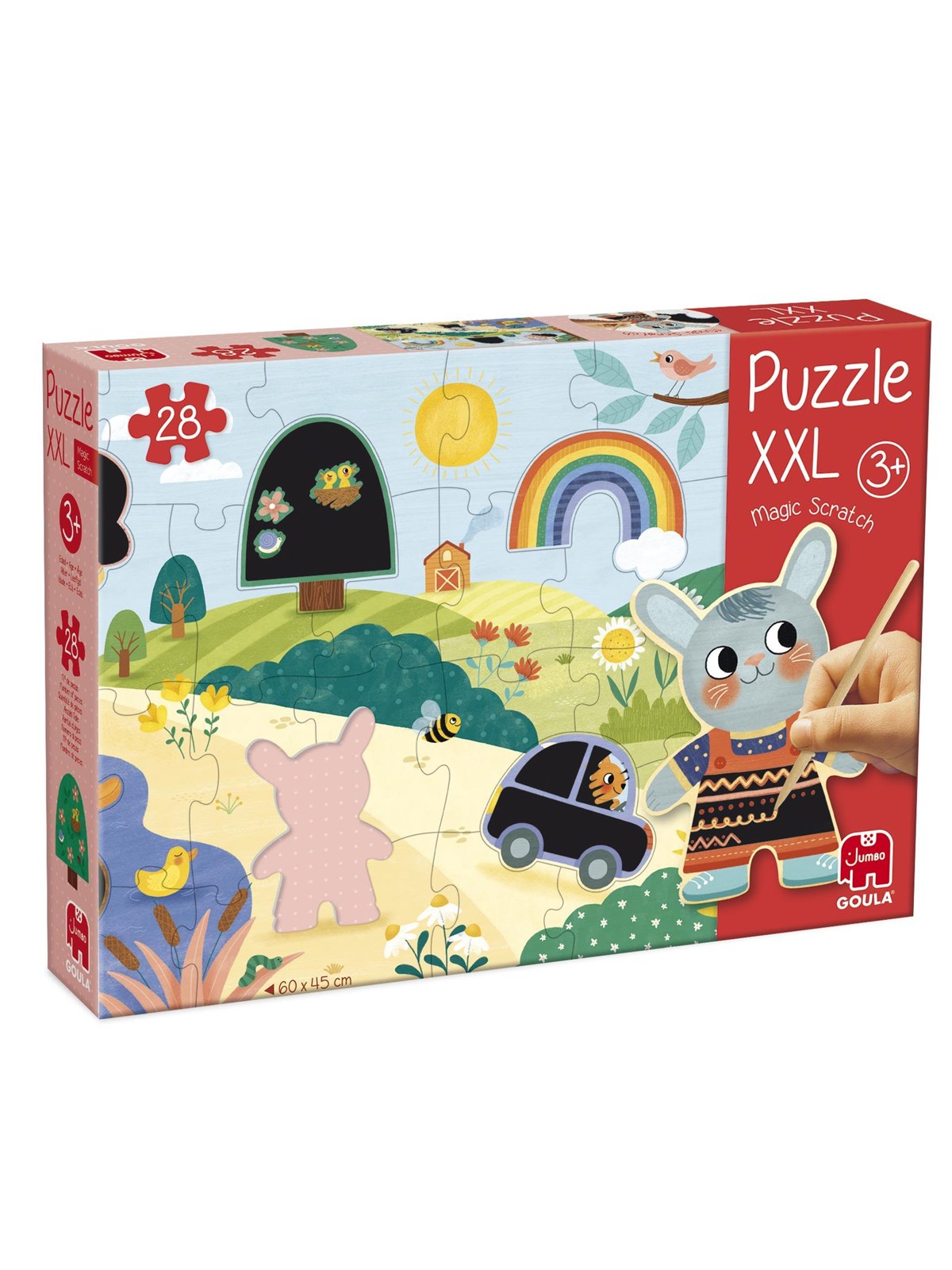 Jumbo Goula Puzzle XXL Magic Scratch Puzzle - 27 pcs. 2D Puzzles