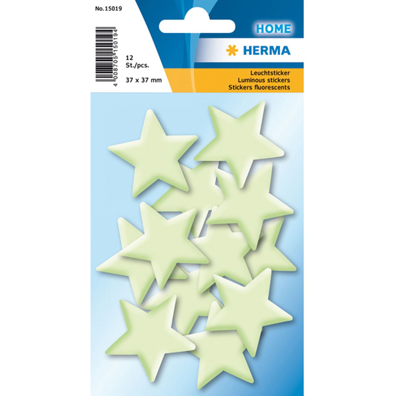 Herma Leuchtsticker Sterne Mini