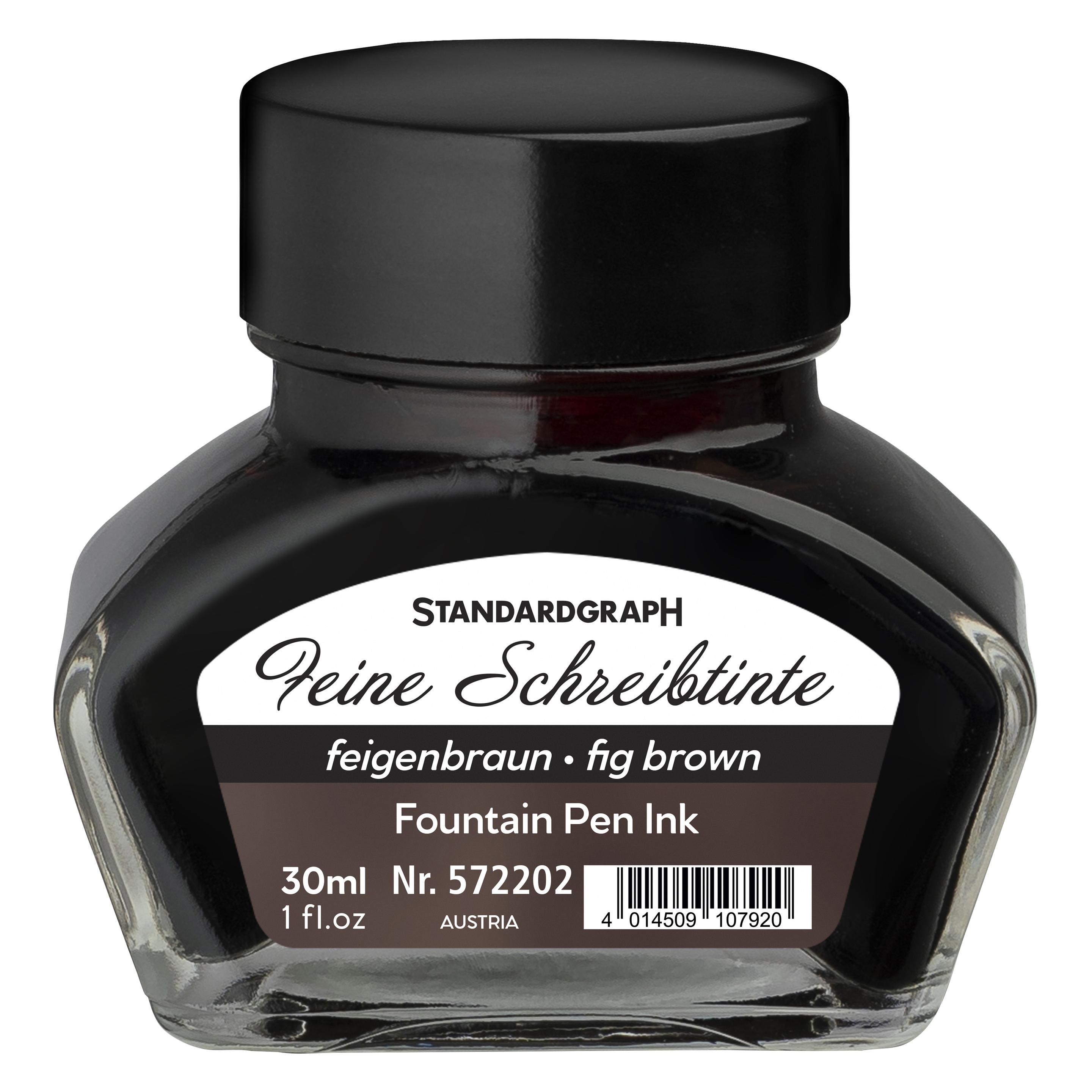Standardgraph Tinte 30 ml Feigenbraun (Braun) (572202-SG)