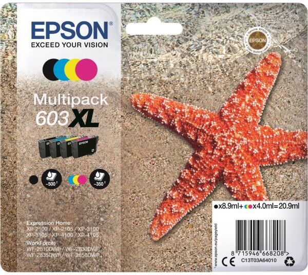 Epson 603xl Blækpatroner, Sampak
