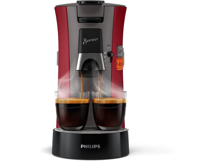 Cafetière à dosette Senseo CSA240/91 machine à café Select Rouge PHILIPS