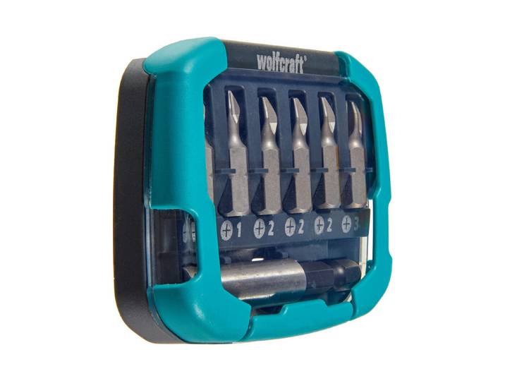 Wolfcraft Bit-Box 2K Solid PH 25 mm 6 pieces