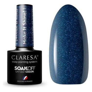 Claresa Make It Shine UV-Nagellack 5ml (Blau, UV-Gel Lack) (44150341)