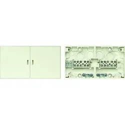 Geräteanschlussdose AP/UP 12x2.5mm2 ws Schraubkl IP20