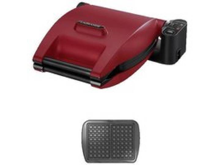 LAGRANGE Gaufrier Premium Gaufres® Plaques gaufres Rouge 1200W 019172