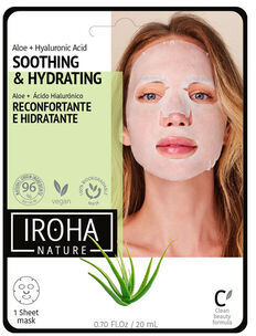 Iroha Nature Máscara Aloe Vera Shooting and Hydrating 20 ml
