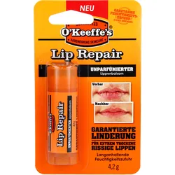 O'keeffe's Lip Repair Unparfümierter Lippenbalsam 4.2 G