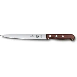 S-Impuls Wood, Filetiermesser, Küchenmesser, Braun, Silber