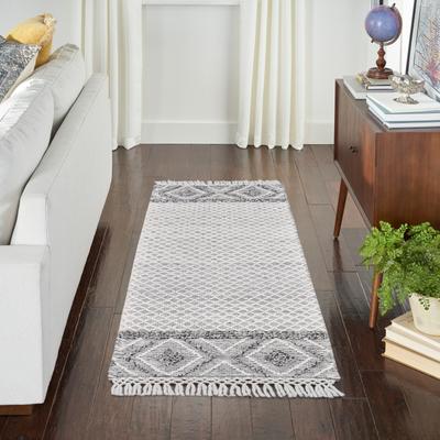 New Concept Washables Flat Woven Boho Geometric Moroccan Area Rug