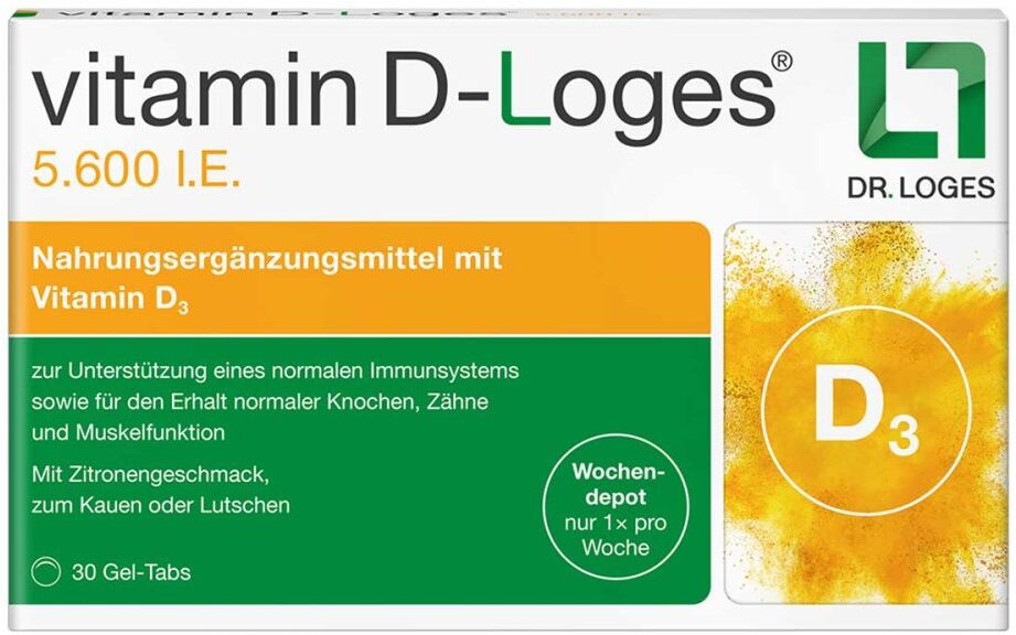 vitaminD-loges Vitamin D-Loges 5.600 I.E - Wochendepot