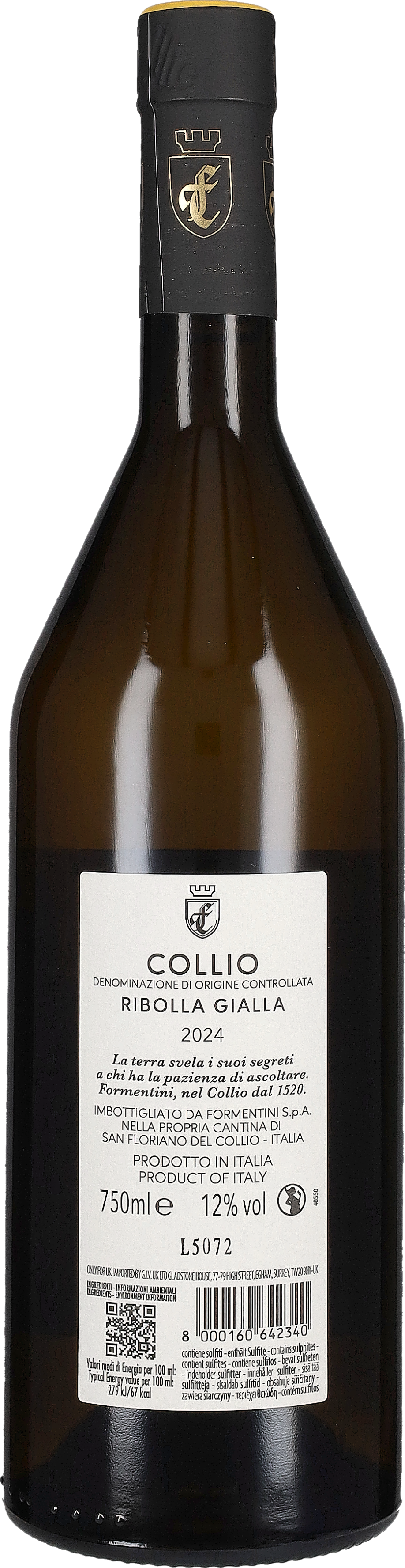 Ribolla Gialla Collio Formentini 2025