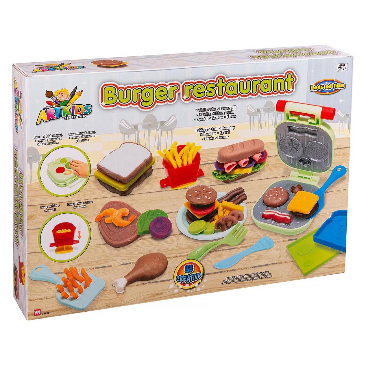 VN Toys ArtKids - Dough - Burger Restaurant (32858) (32858)