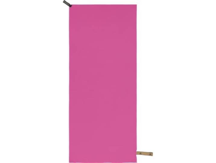 Erwin Müller Sporttuch mit Tasche pink Größe 50x120 cm - Ultraleicht, sehr dünn, extra saugfähig und schnell trocknend, ideal auf Reisen, Campen oder beim Sport