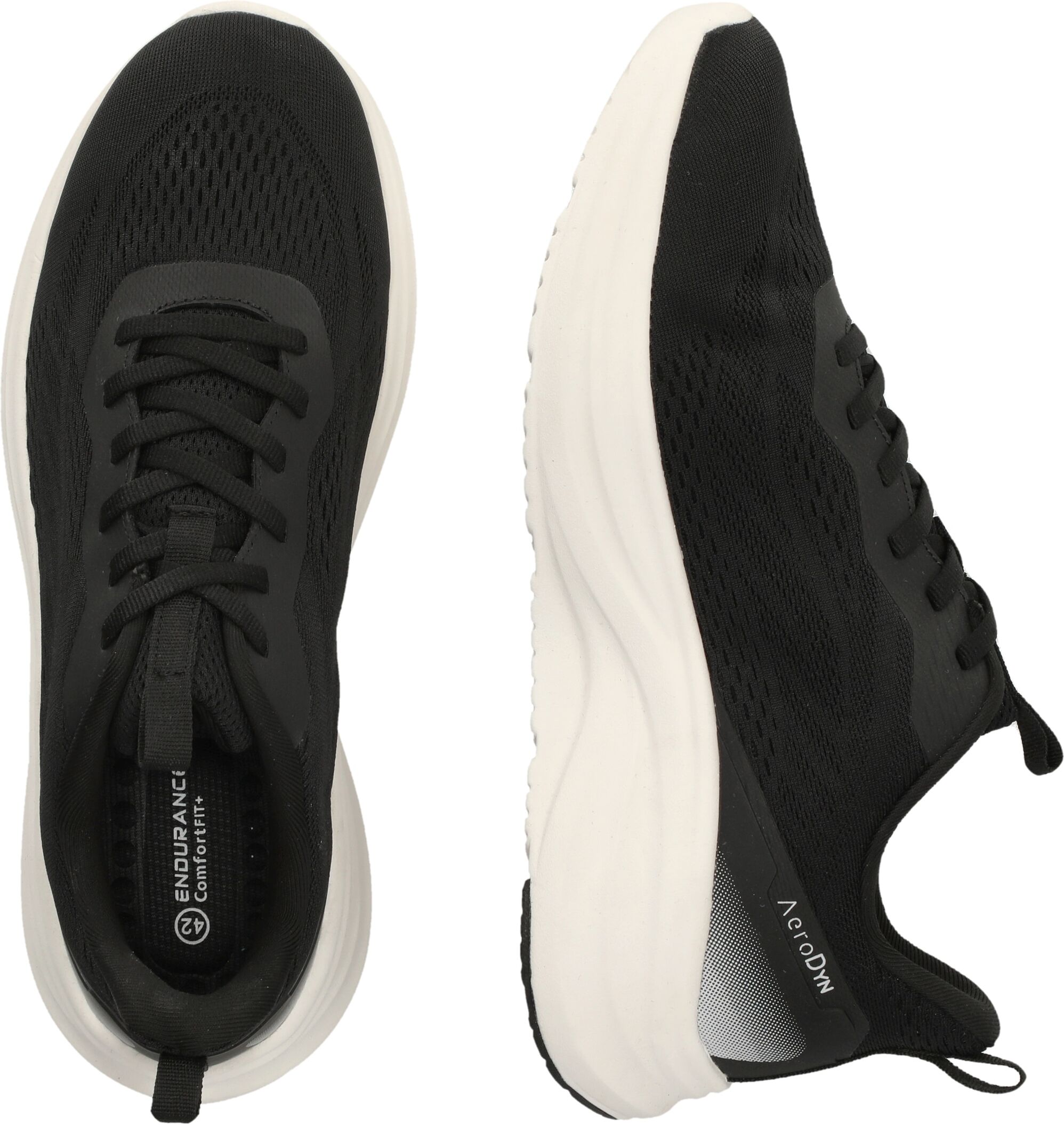 Sneaker ENDURANCE "Actin", Herren, Gr. 42, schwarz, Schuhe Sneaker, mit atmungsaktivem Netzgewebe