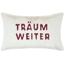 pad Kissenbezug Gaze 30 x 50 cm Polyester Beige Creme