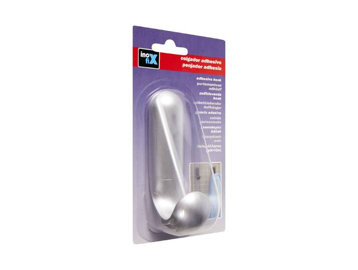 Inofix Klebehaken J Mattchrom