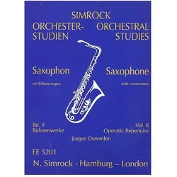 Orchesterstudien Band 2 für Saxophon, Fachbücher