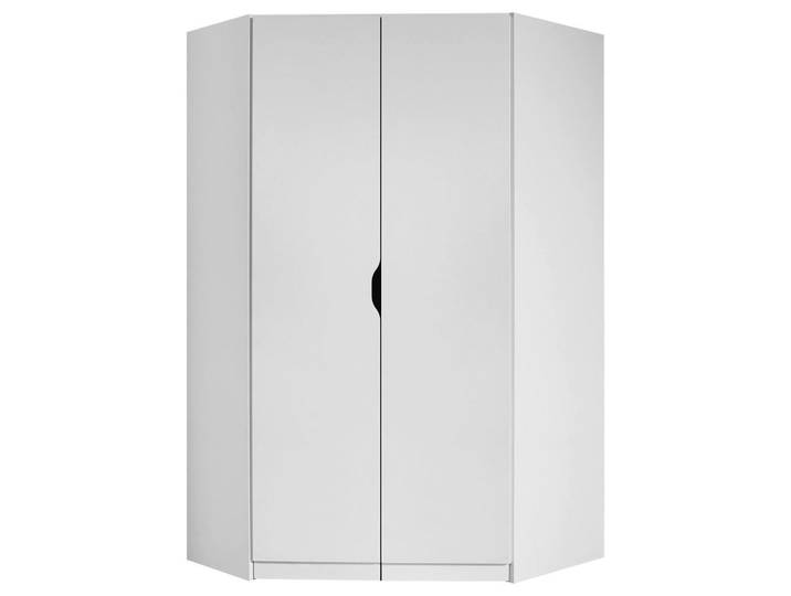 Rauch Möbel Eckschrank, Weiss, Holzwerkstoff, 5 Fächer, 117x197x104 cm, Blauer Engel, BQ - Bündnis für Qualität, Made in Germany, Schlafzimmer, Kleiderschränke, Schranksysteme