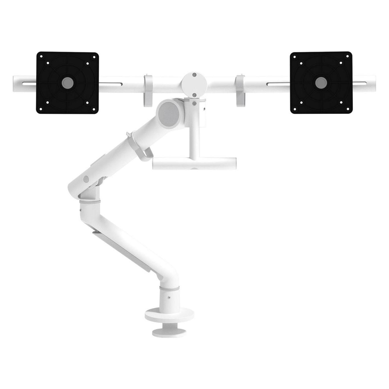 Dataflex Viewgo pro Monitorhalterung für 2 Monitore (48.640), weiss (Tisch, 4 kg) (48.640)