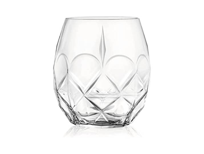 RCR Cristalleria Italiana S.p.a. Line Alkemist Moderne glazen waterglazen set van 6 kristallen glazen, 38 cl