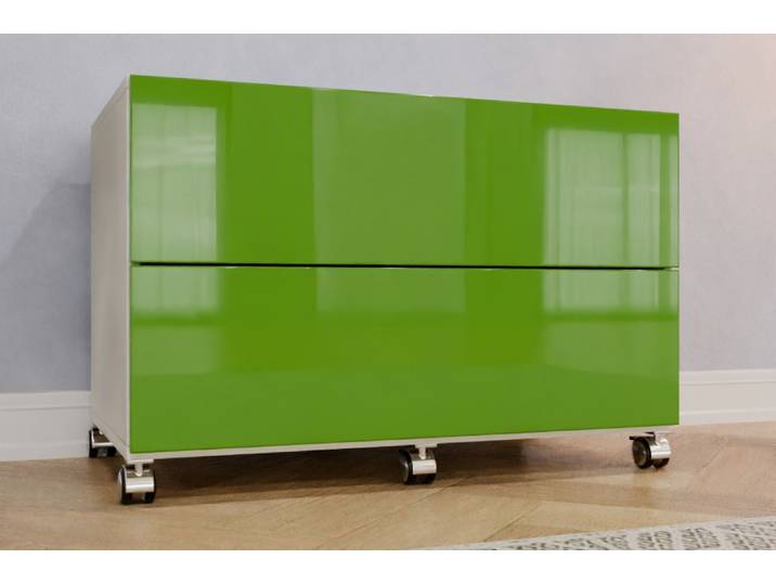 TV-Möbel nach Maß - RAL 6018 Gelbgrün - 60x90x52cm - Individuell konfigurieren