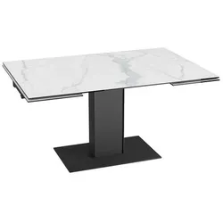 Akante Esstisch mit Auszug Connexion 150/230 x 100 cm Keramik Marmoroptik