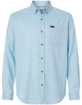 Columbia 155205 Men's Rapid Rivers II Shirt in Vintage Blue Oxford size 4X   97/3 cotton/elastane