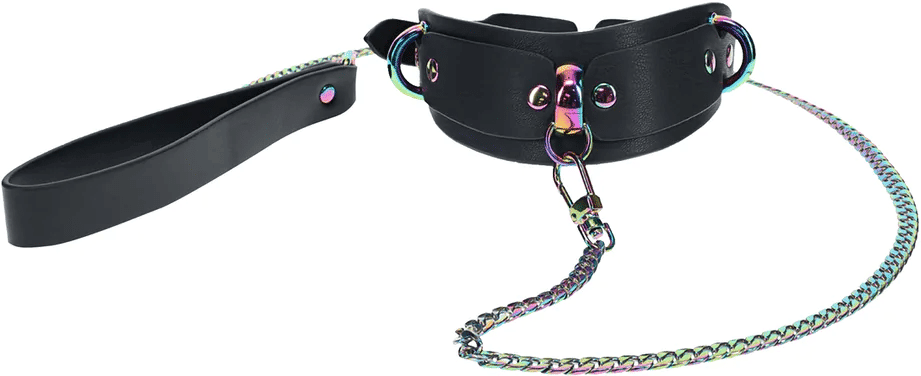 Ouch Collier et Laisse - Collection Venice - Noir