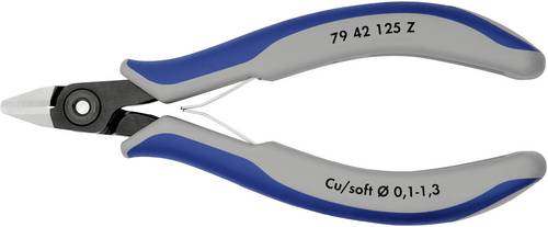 Knipex 79 42 125 Z Elektrotechnik und Feinwerktechnik Seitenschneider ohne Facette 125mm