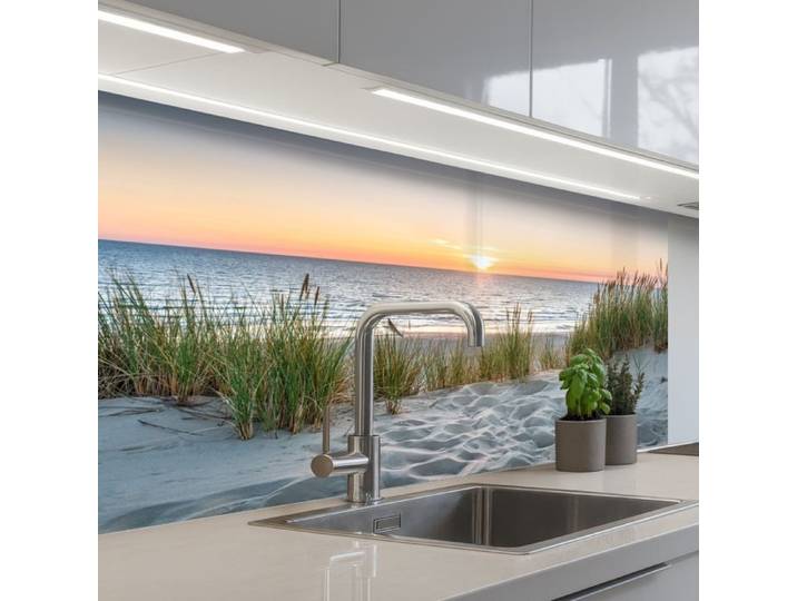 KitchenYeah crédence de cuisine Motif Soleil Nature et Plage
