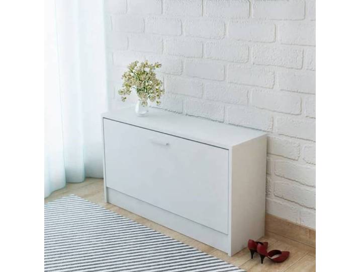 Banc à chaussures - - 80x24x45 cm - Bla Banc à chaussures 80x24x45 cm Blanc 54846