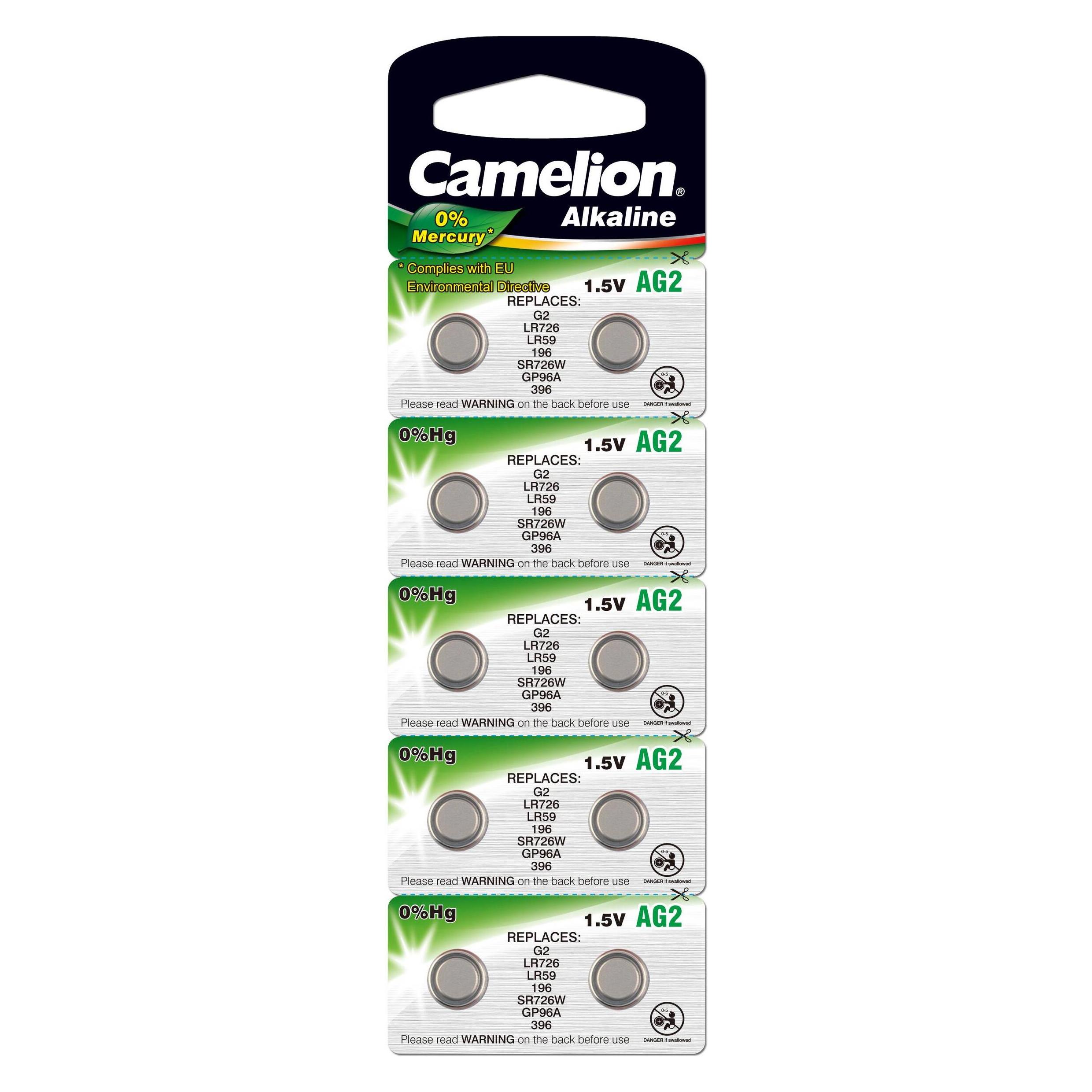 Camelion AG4, LR66, LR626, 377 Alkaline (10 Stk., SR66, 18 mAh) (12051004)