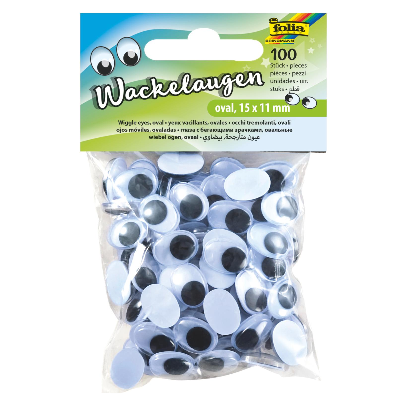 Folia Wackelaugen OVAL, 15x11mm (38651671)