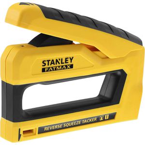 Stanley Handtacker FATMAX Reverse Squeeze, für Tackerklammern 6-14mm, Nägel 12-15mm
