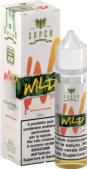 Super Flavor Wild Liquido Shot 20ml Melone Fragola Guava