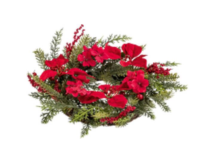 LIVARNO® Couronne de Noël (rouge)
