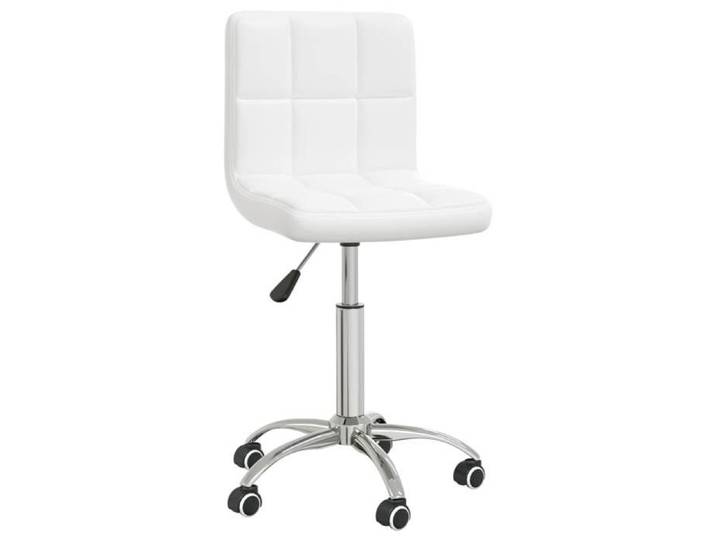 “Winter Sale TOP Chaise pivotante de bureau Blanc - Chaise de bureau pivotante Blanc Similicuir PRO42606