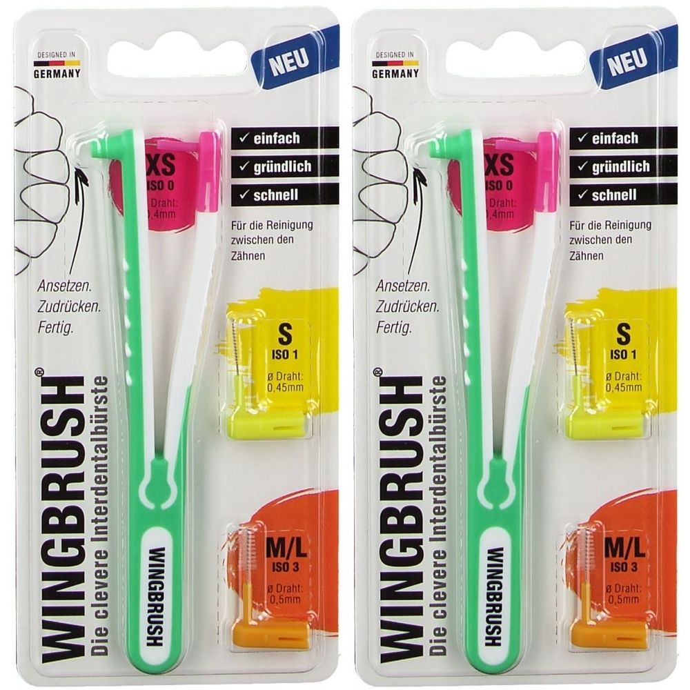 Wingbrush Starter SET x2 2x1 St Zahnbürste