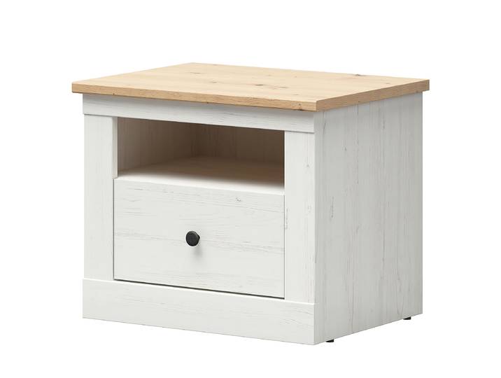 Table de nuit 58 x 48 x 44cm Blanc