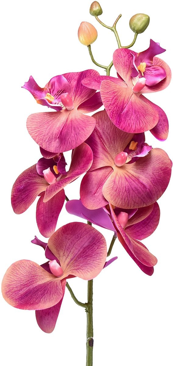 Kunstorchidee Phalaenopsis Fuchsia 78 cm
