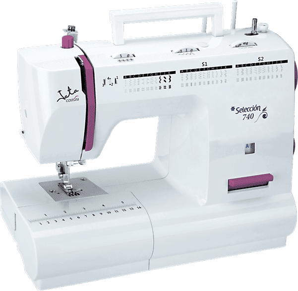 Máquina de coser - Jata MC740, 66 puntadas, Luz integrada