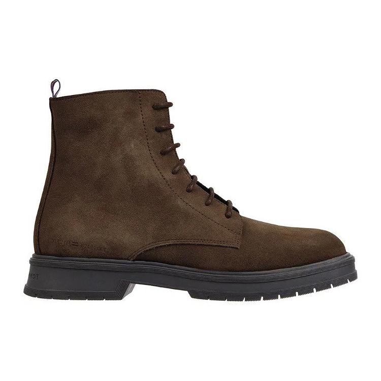 Veterboot Suede von Tommy Hilfiger in der farbe Braun und in größe 46.