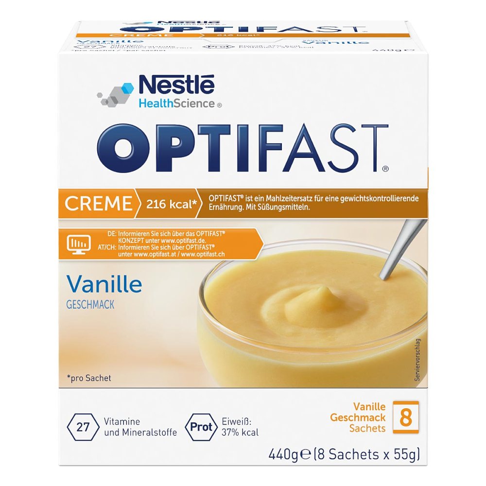 Nestle Health Science (Deutschland) GmbH Optifast home Creme Vanille Pulver 10267856