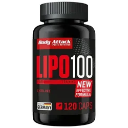 Body Attack - LIPO 100® - 120 Kapseln