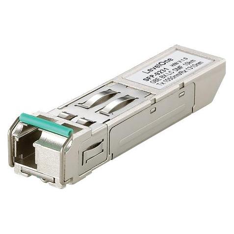 LevelOne SFP Transceiver 1.25Gpbs Single-mode Duplex LC 10km (SFP-9231)