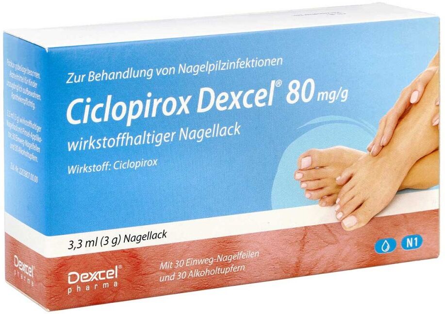 Ciclopirox Dexcel 80 Mg/g Wirkstoffhalt.nagellack