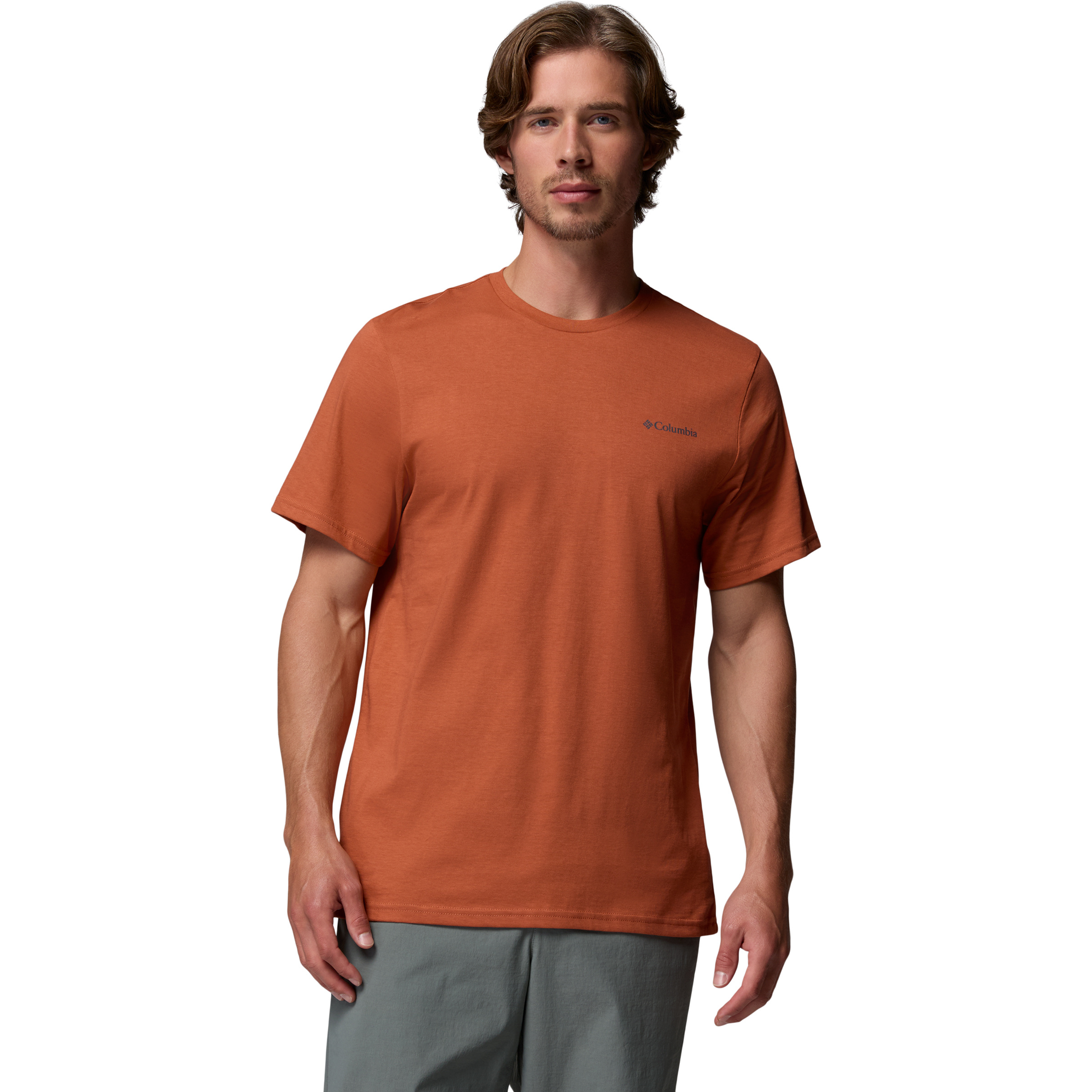 Columbia CSC Basic Herren T-Shirts braun Größe S Lifestyle Hautfreundlich